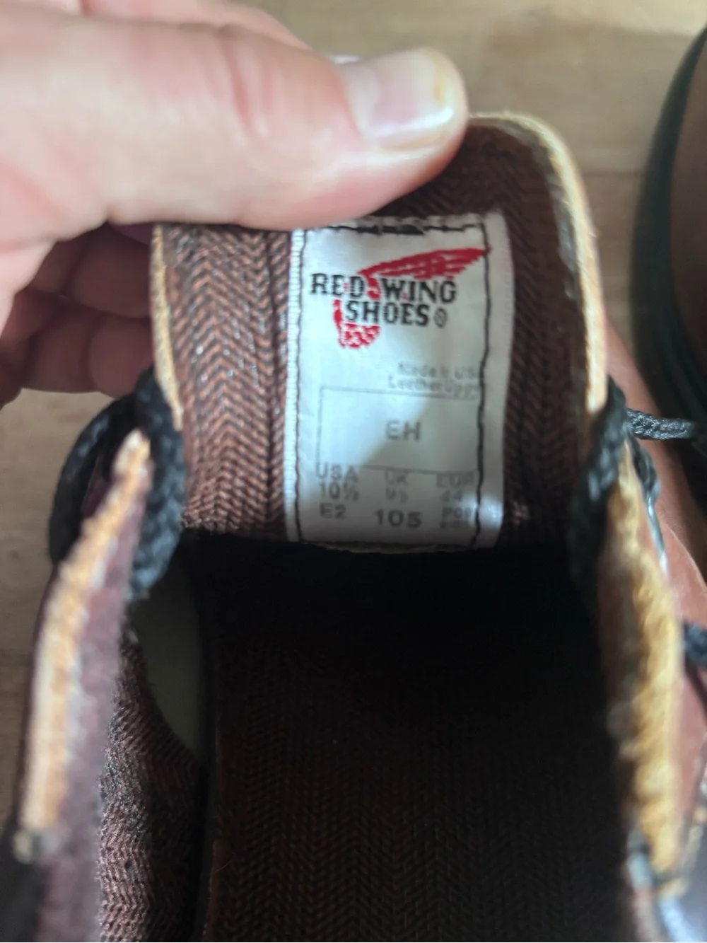 Red Wing Shoes brown leather